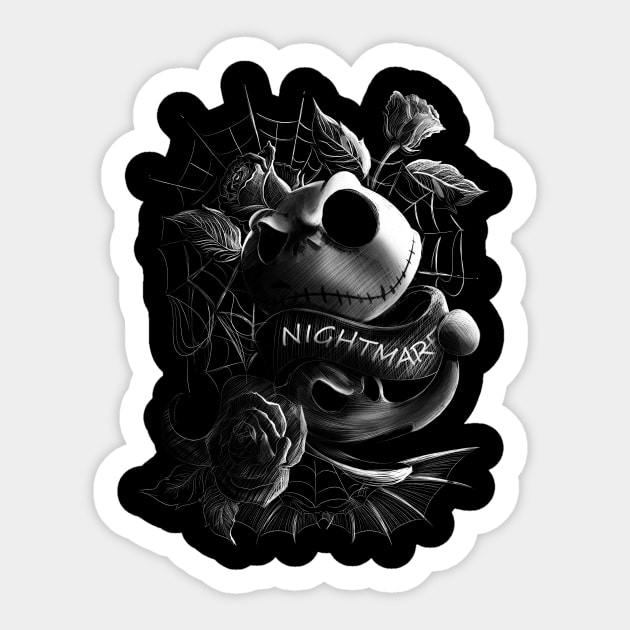 Nightmare Jack Sticker by Fan.Fabio_TEE